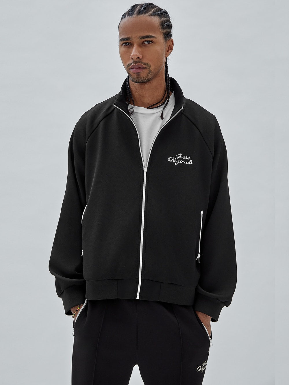 GUESS Originals Eco Tricot Track Jacket