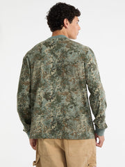 GUESS Originals Eco Camo Long-Sleeve Shirt
