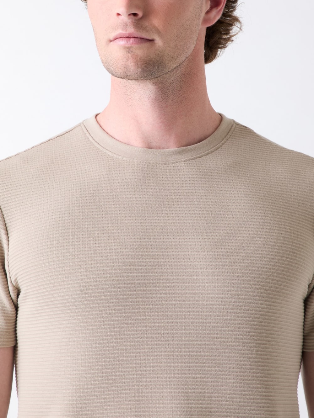 Textured Stripe Tee