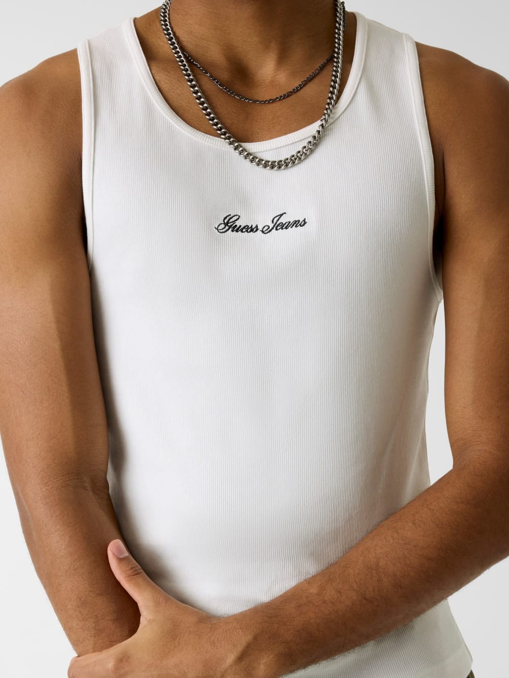 Embroidered tank top