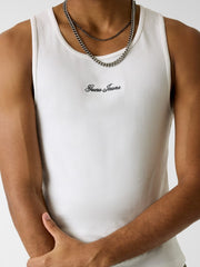 Embroidered tank top