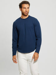 Textured Long-Sleeve Tee