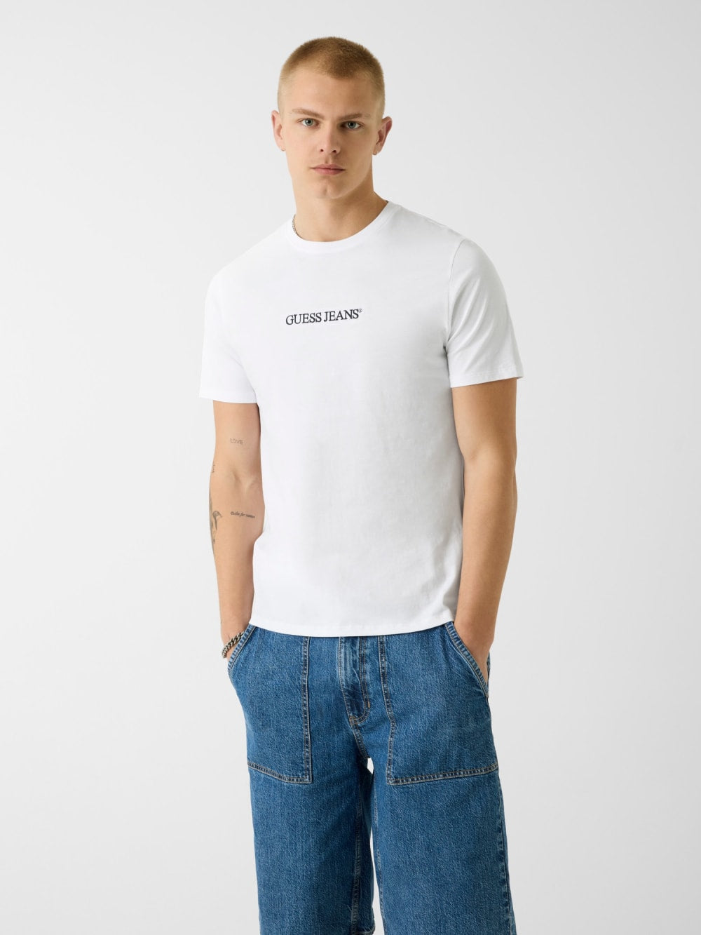 Slim Embroidered Logo Tee