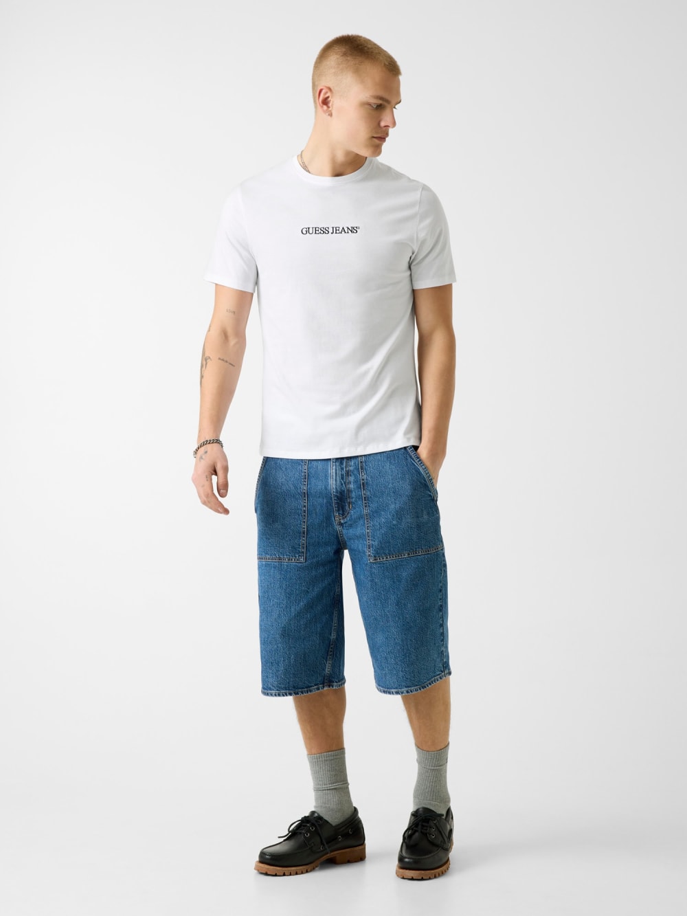 Slim Embroidered Logo Tee