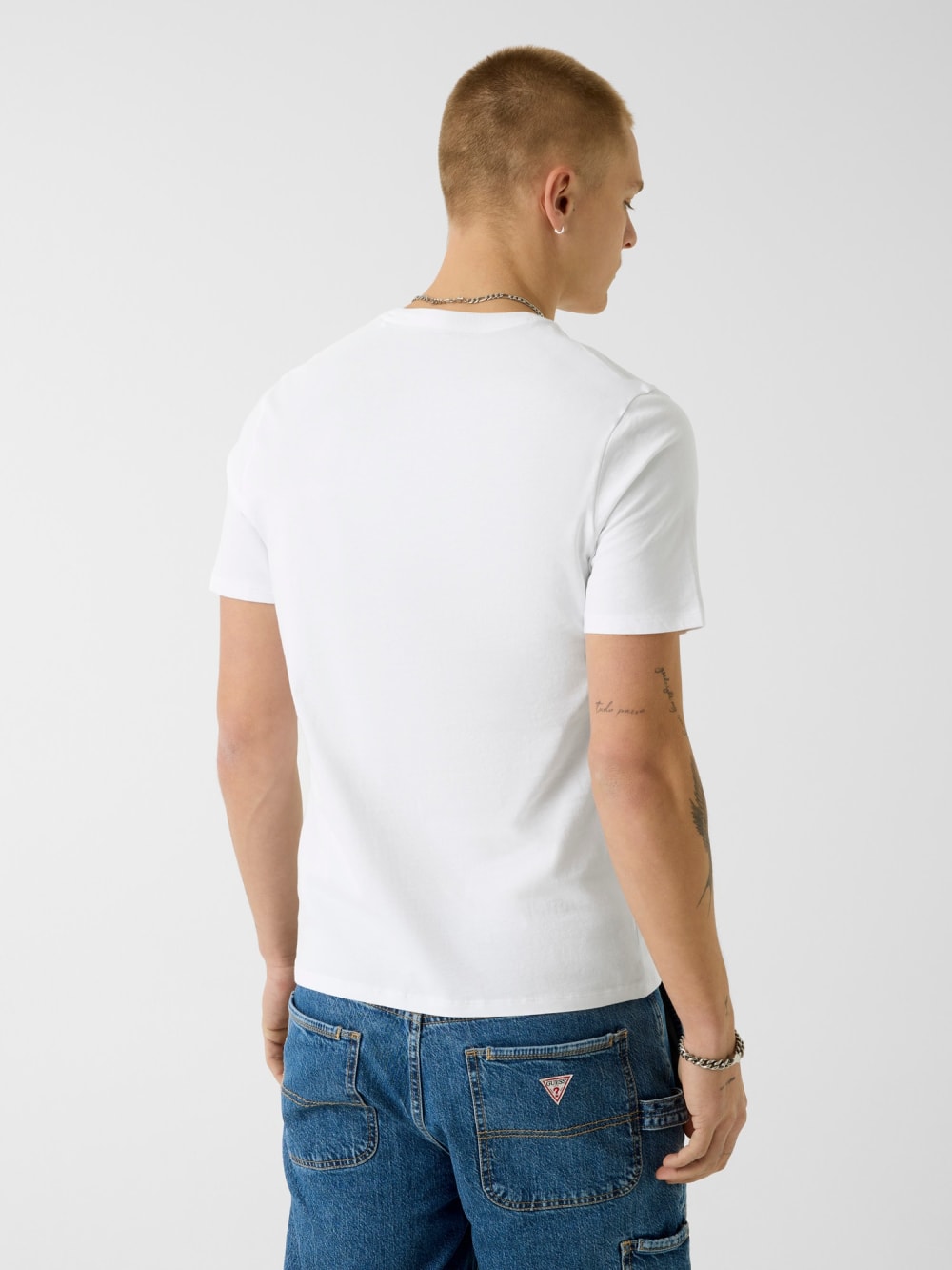Slim Embroidered Logo Tee
