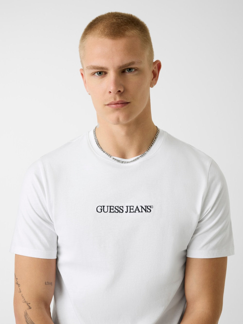 Slim Embroidered Logo Tee