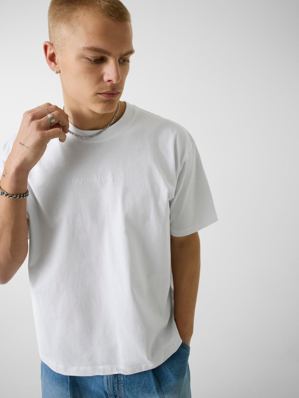 Embroidered Logo Tee