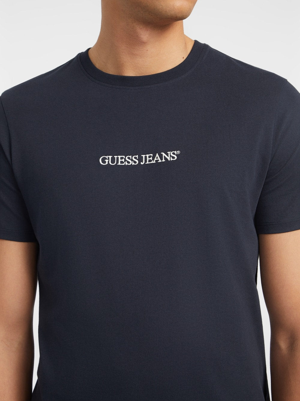 Slim Embroidered Logo Tee