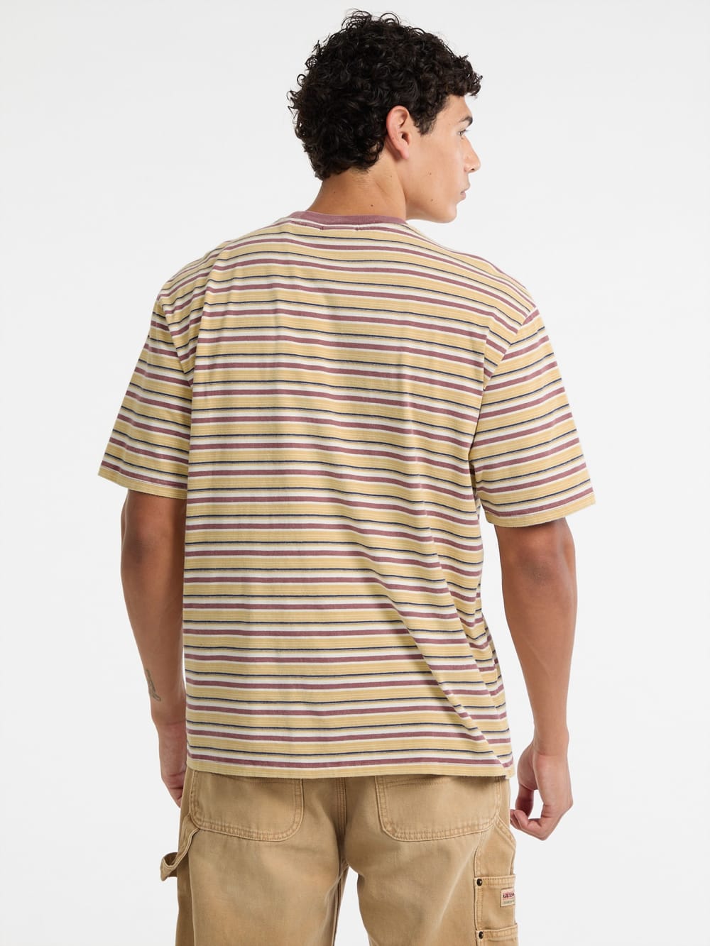 GUESS Originals Eco Horizontal Stripe Pocket Tee