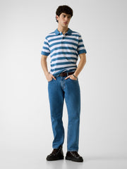Striped polo