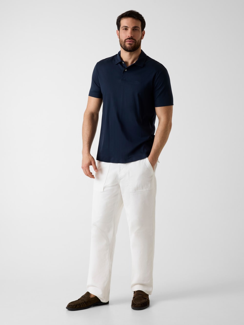 Lyocell blend polo