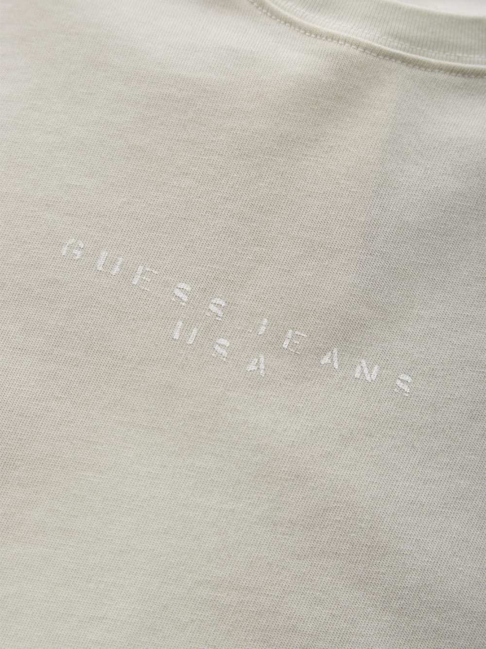 distressed logo tee