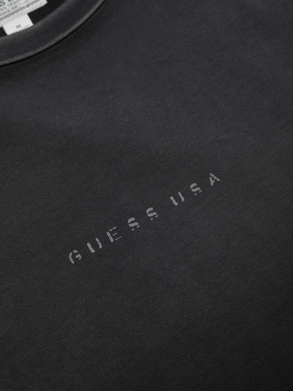 distressed logo tee