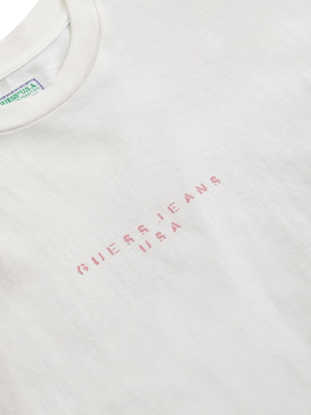 distressed logo tee