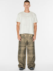 distressed logo tee