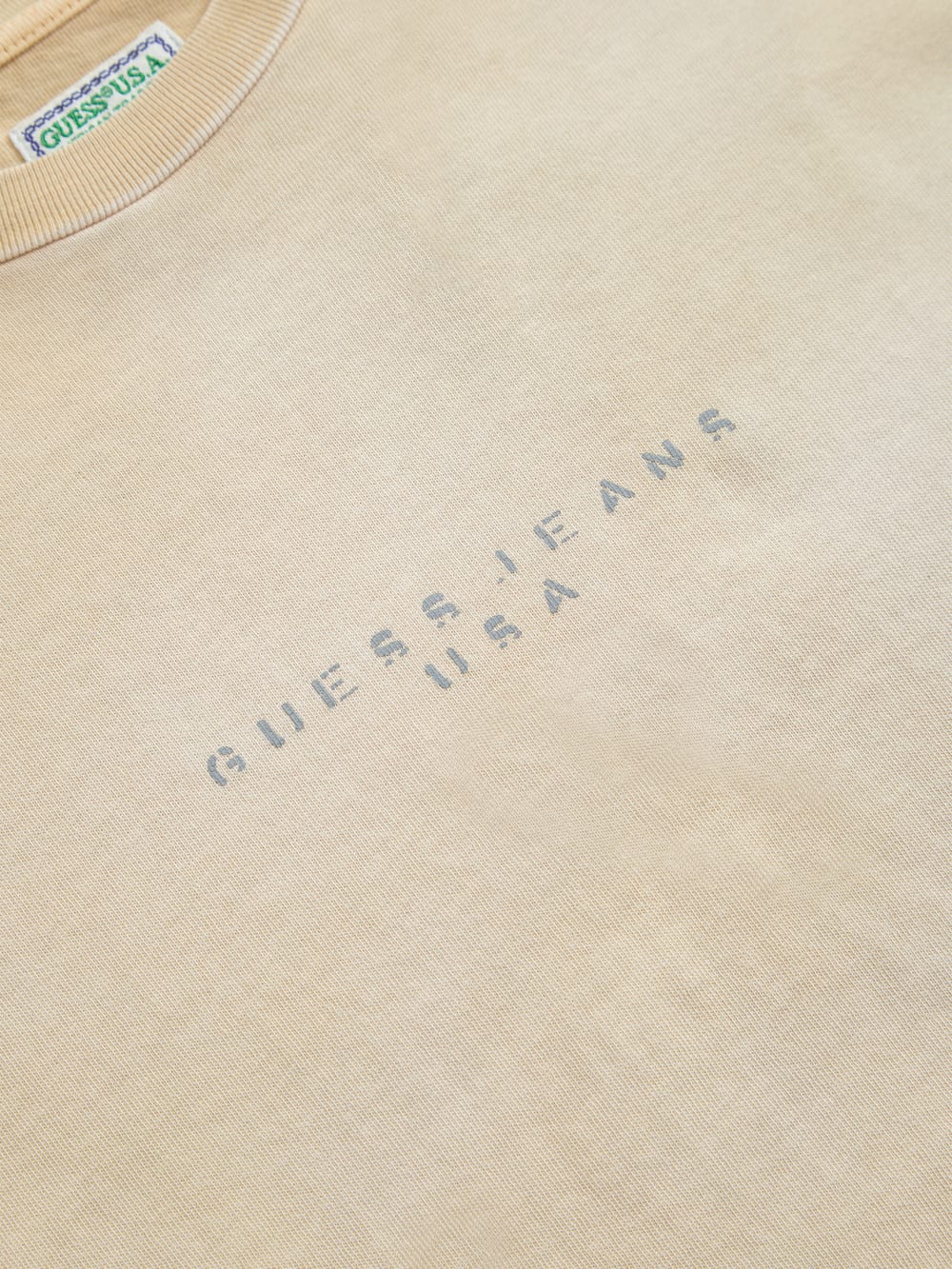 distressed logo tee