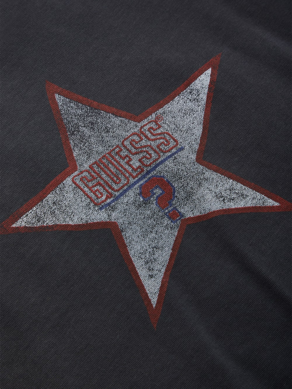 distressed star tee
