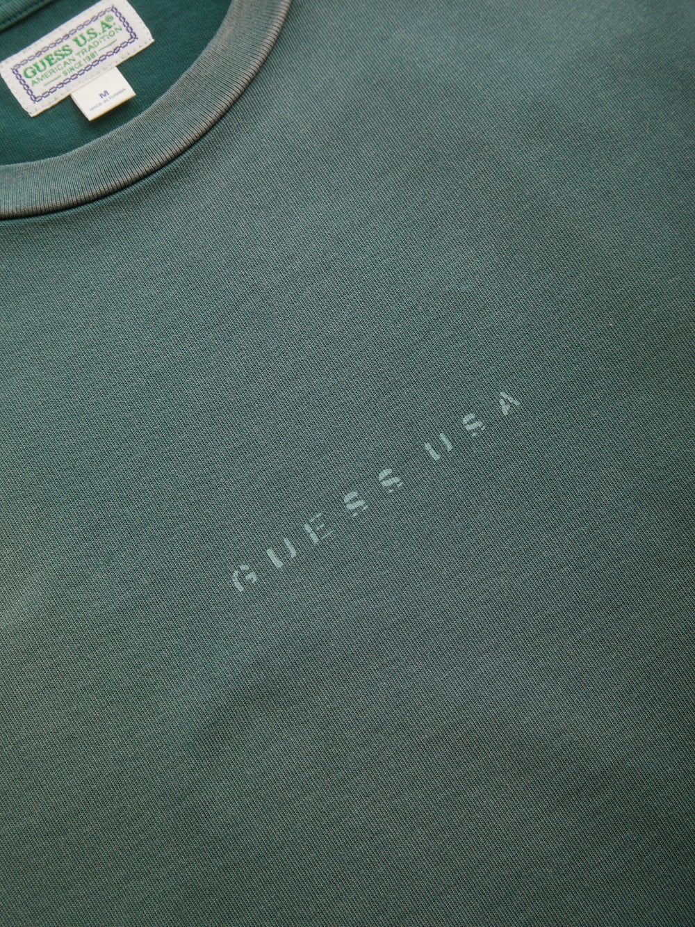 distressed logo tee