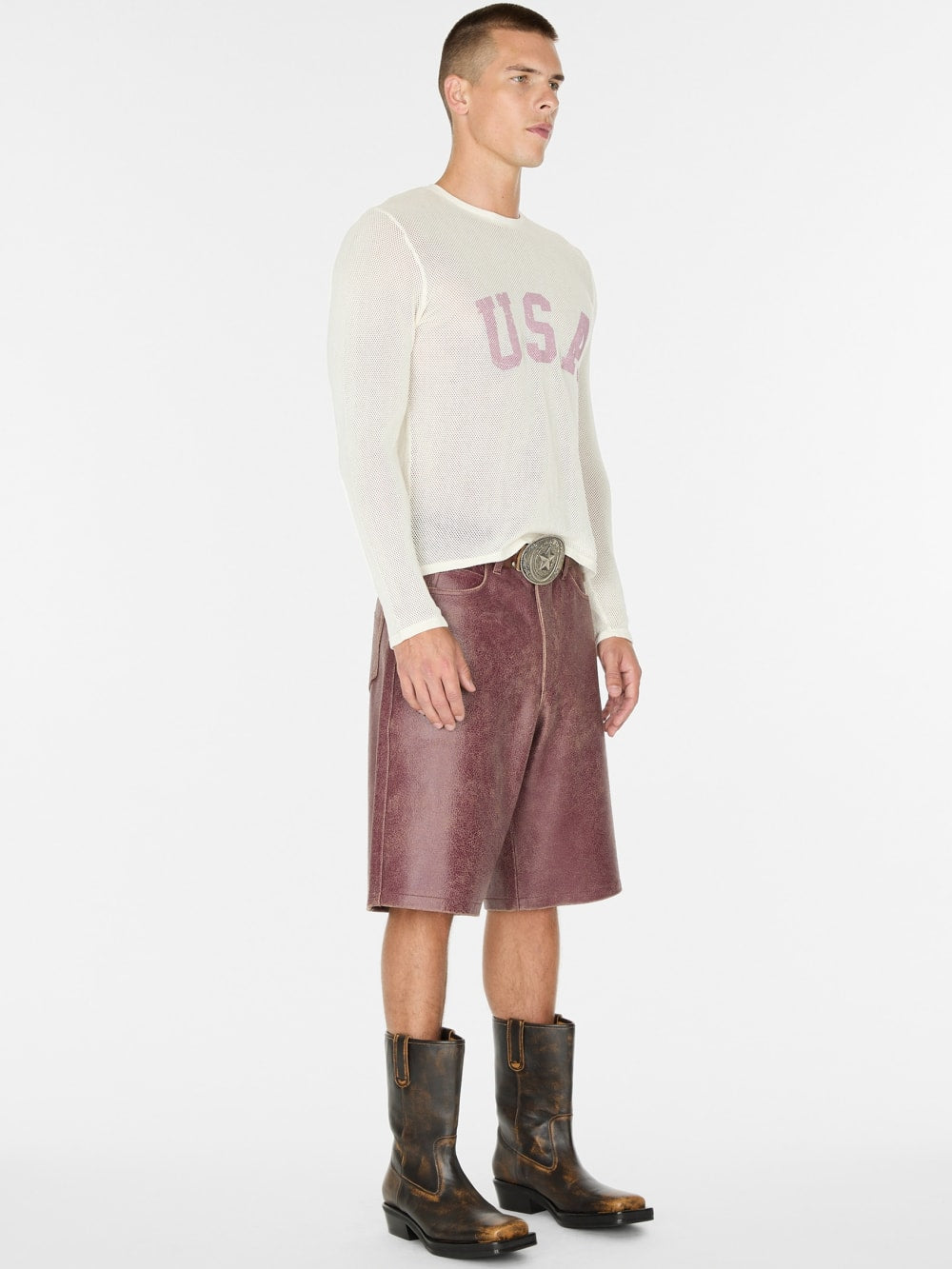 usa mesh tee