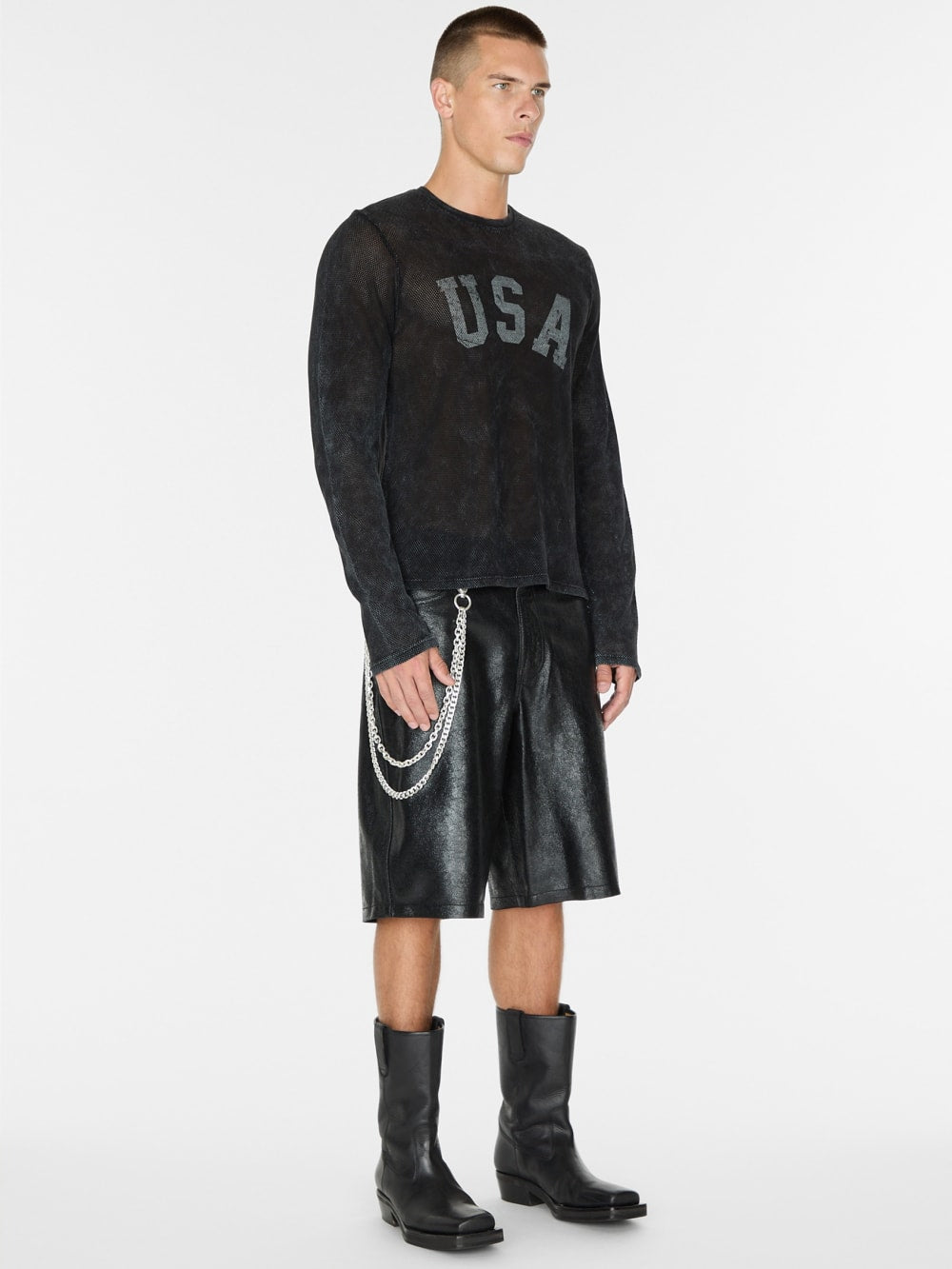 usa mesh tee