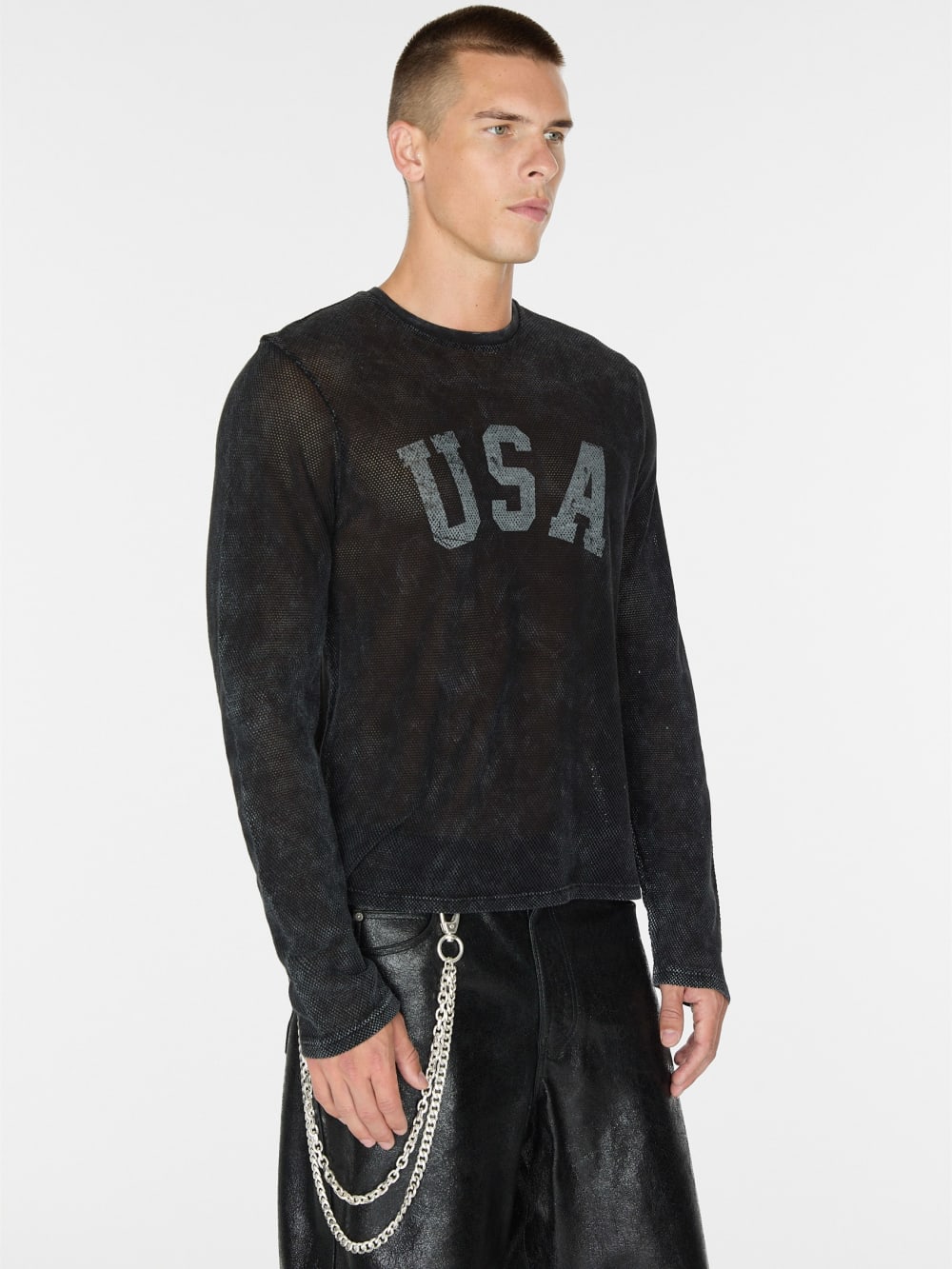 usa mesh tee