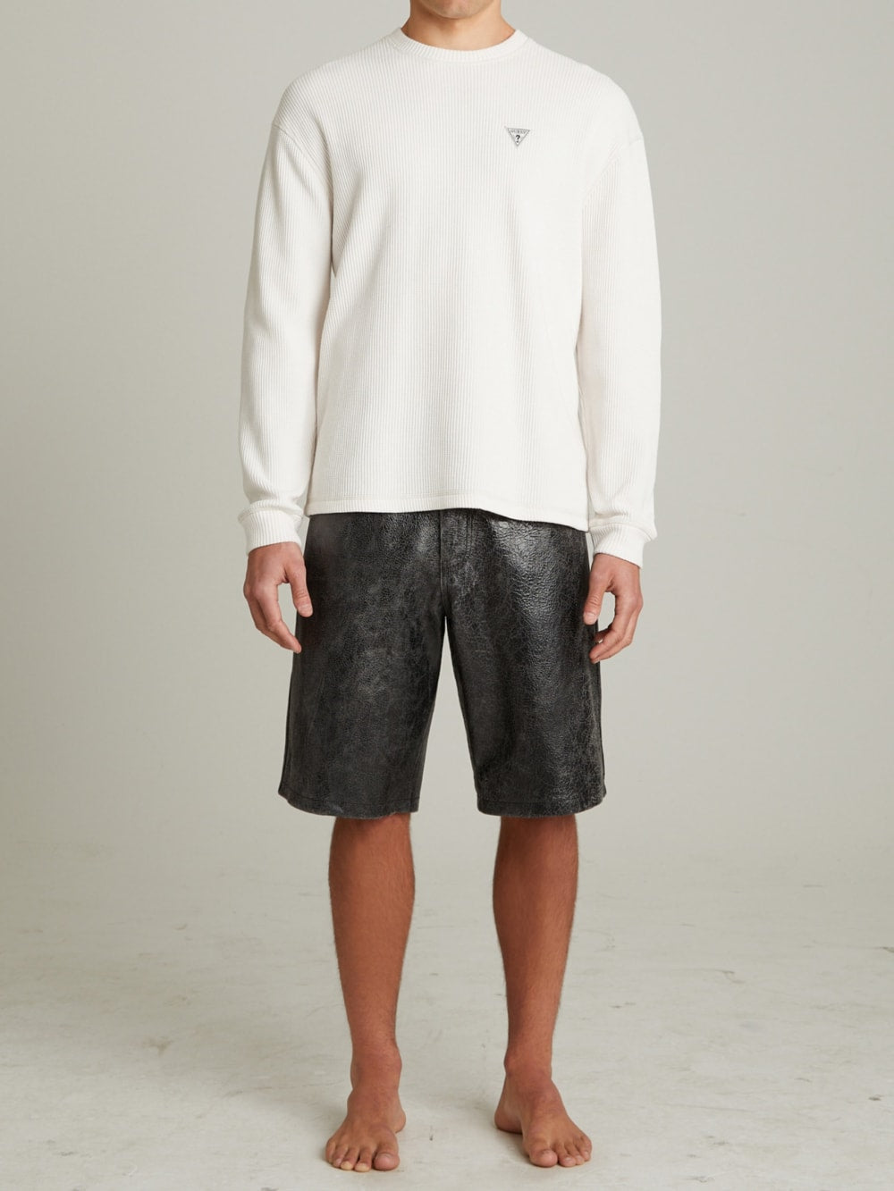 Long-Sleeve Waffle Tee