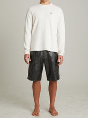 Long-Sleeve Waffle Tee