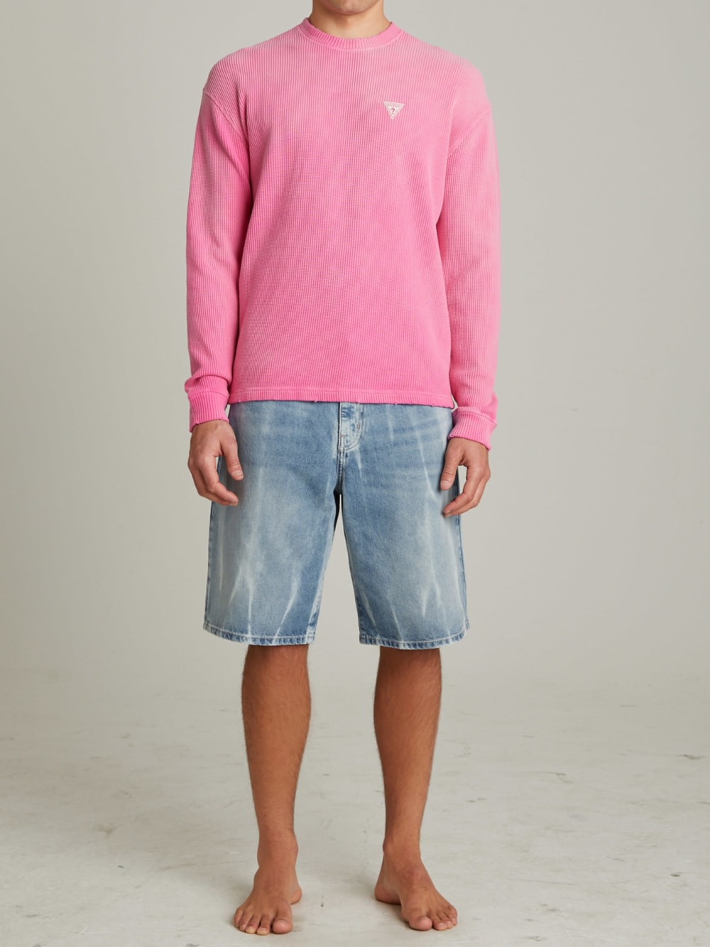 Long-Sleeve Waffle Tee