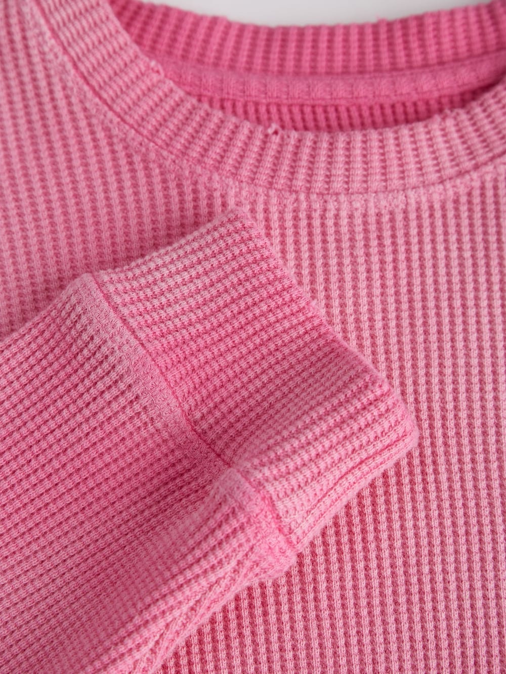 Long-Sleeve Waffle Tee