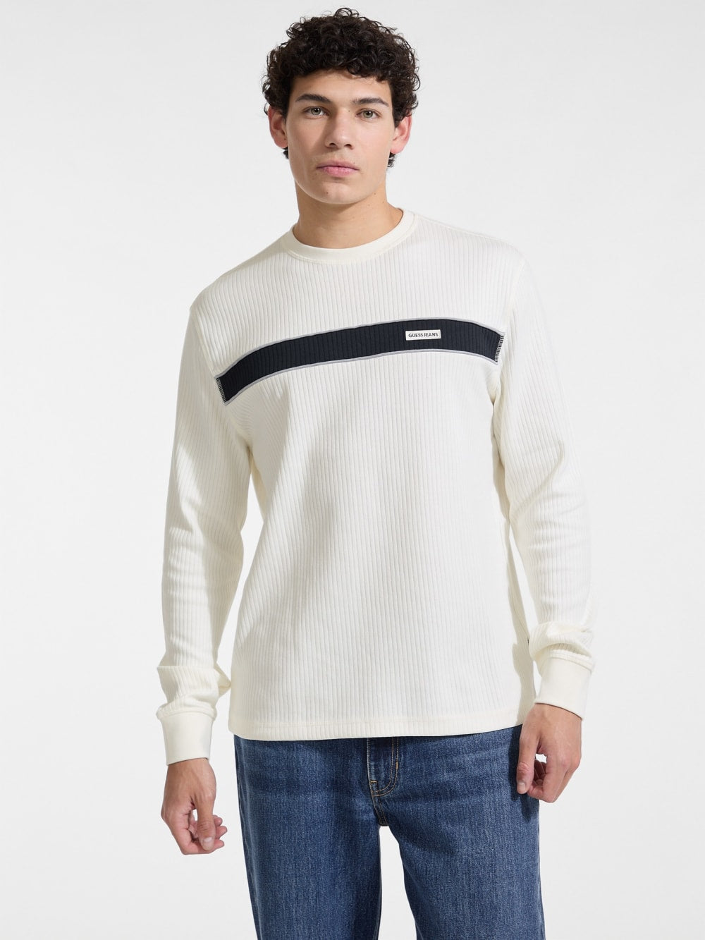 Ribbed Long-Sleeve Tee