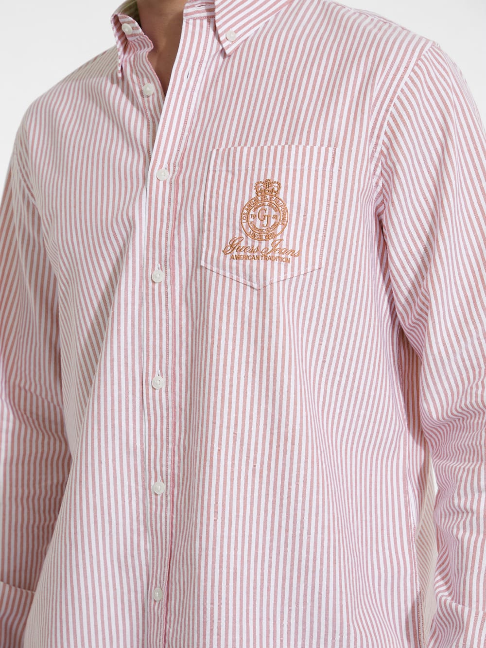 Striped Long-Sleeve Pocket Shirt