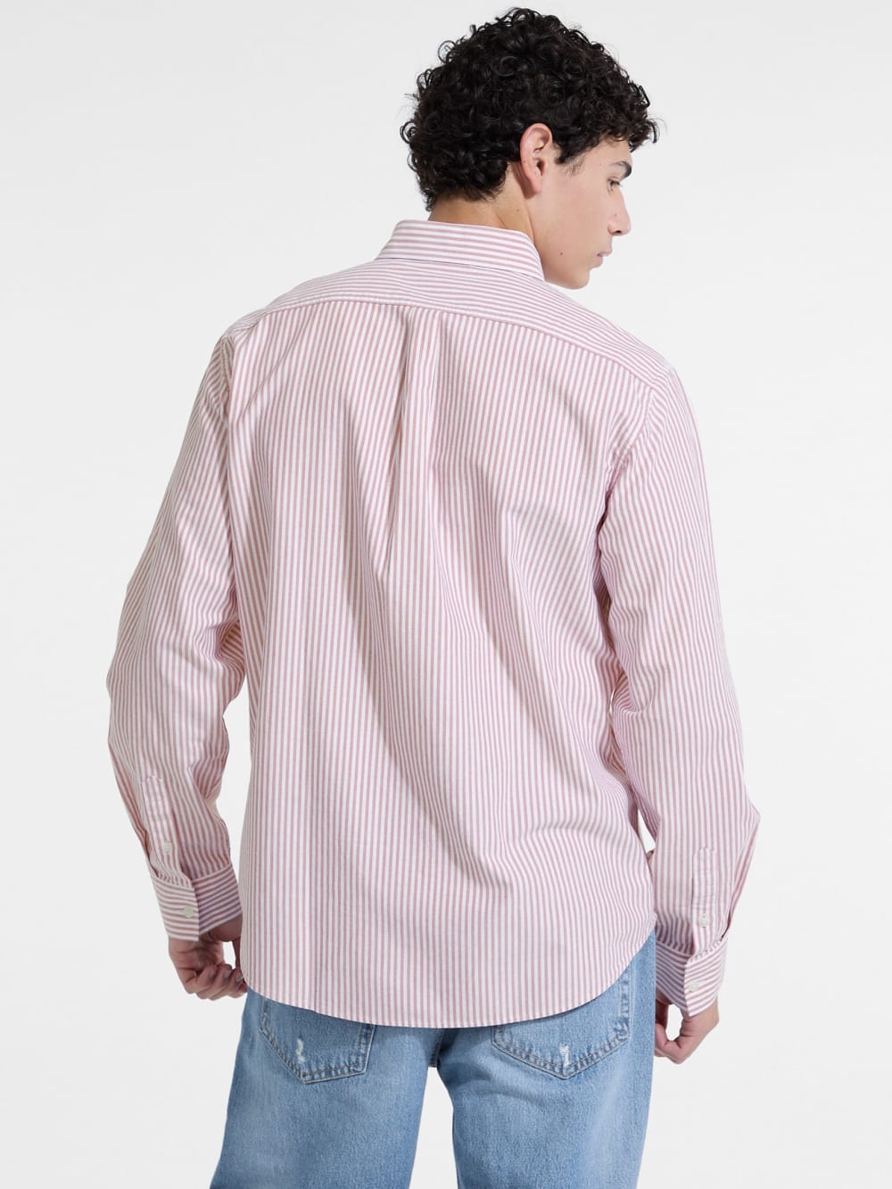 Striped Long-Sleeve Pocket Shirt