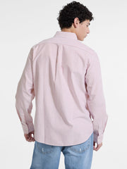 Striped Long-Sleeve Pocket Shirt