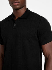 Olin Textured Knit Polo