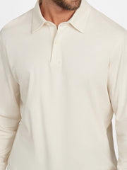 Barry Knit Long-Sleeve Polo