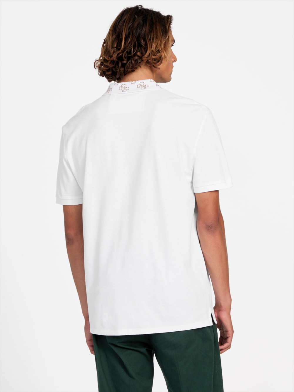 Eco Jacquard Logo Collar Polo