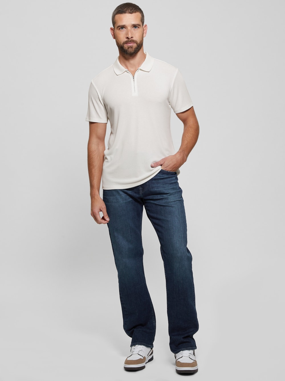Union Rib Knit Polo