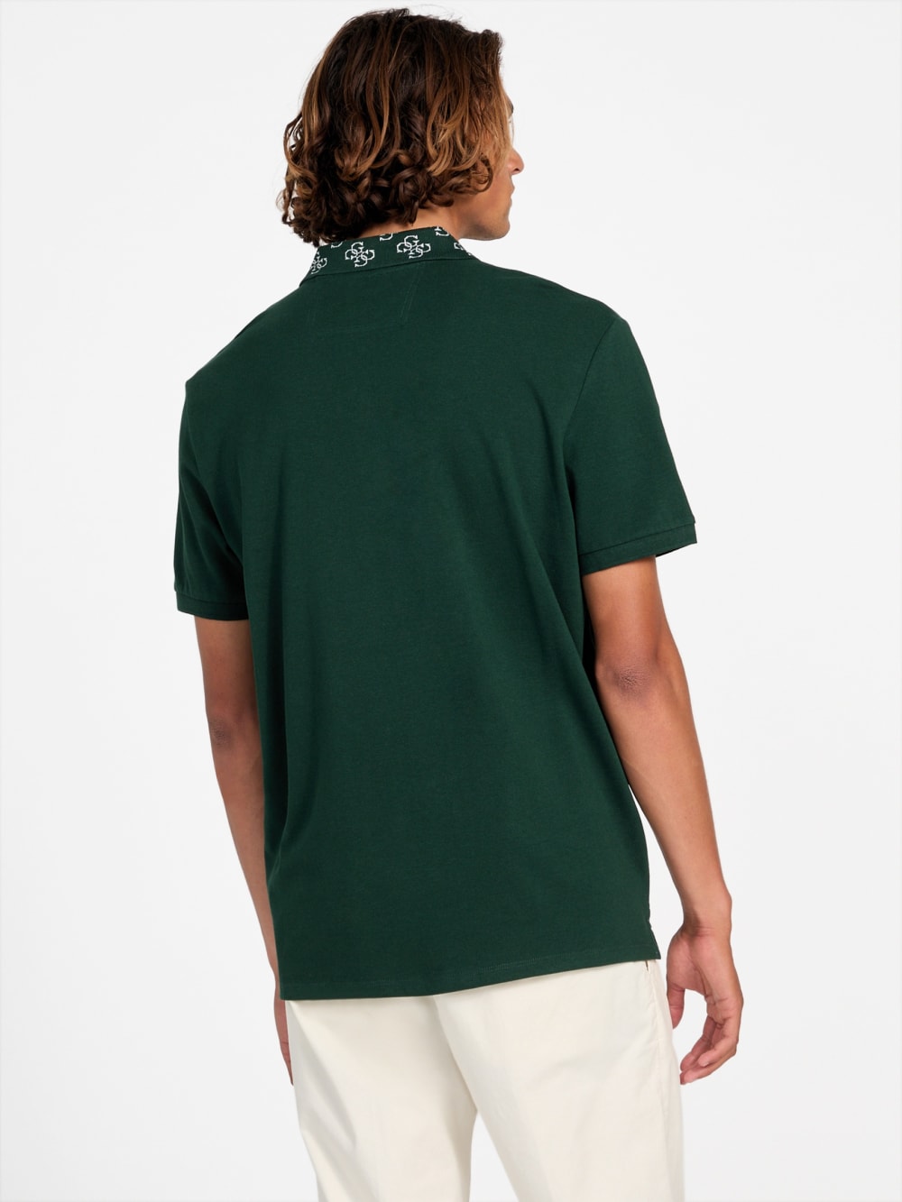 Eco Jacquard Logo Collar Polo