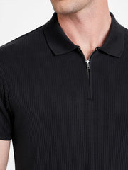 Union Rib Knit Polo