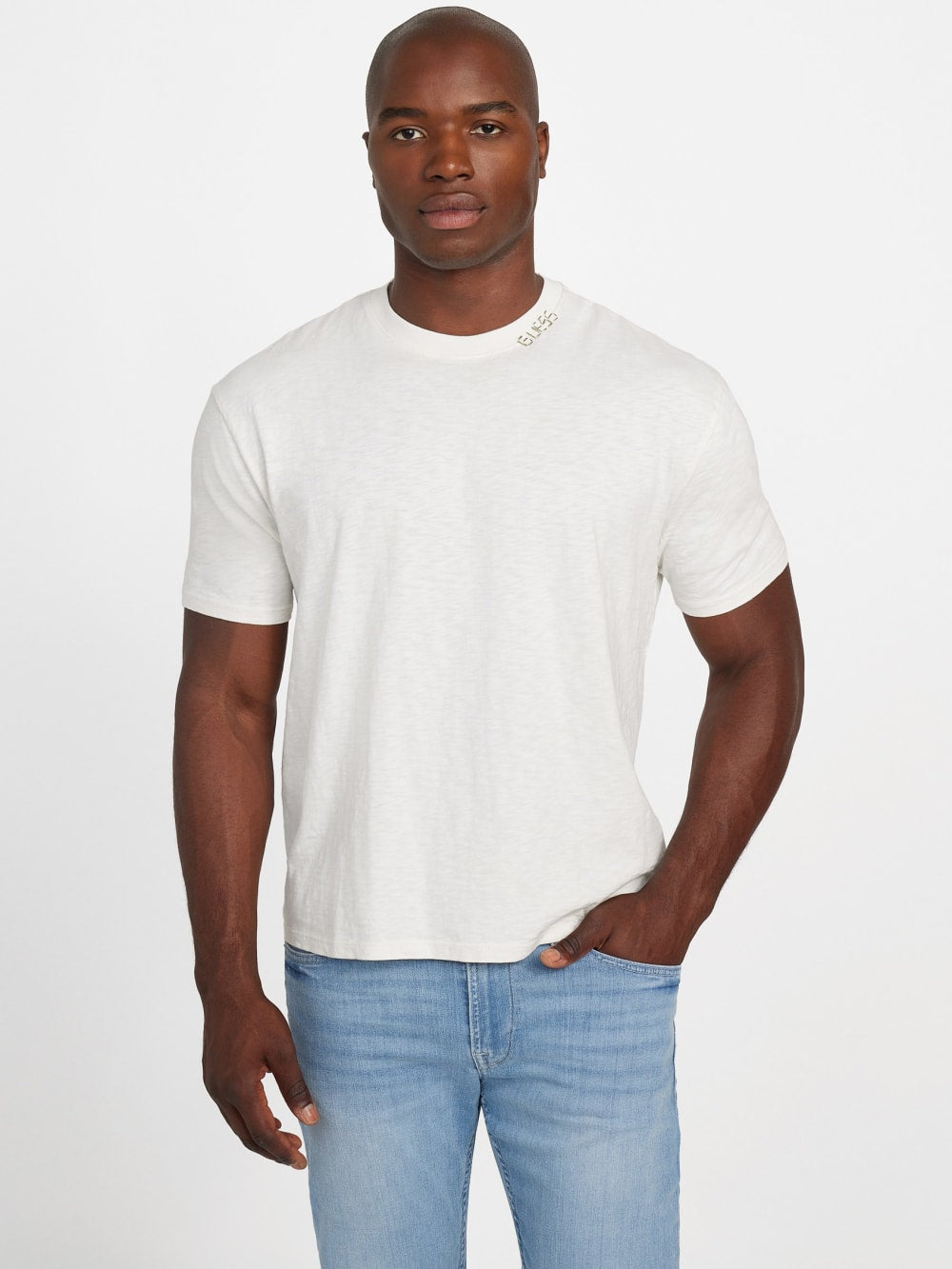 David Floral Applique Tee