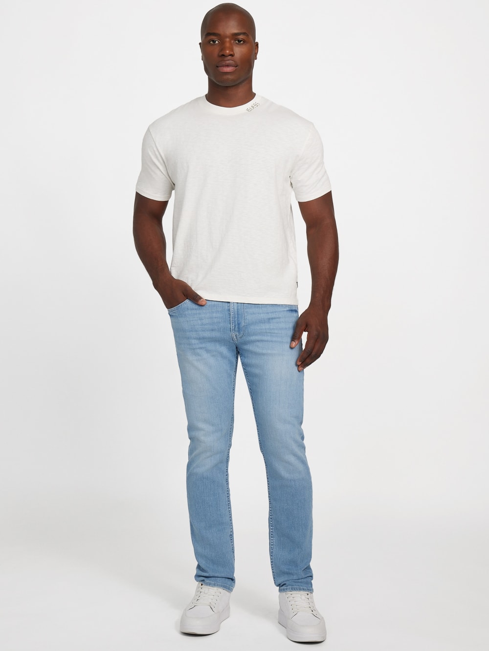 David Floral Applique Tee