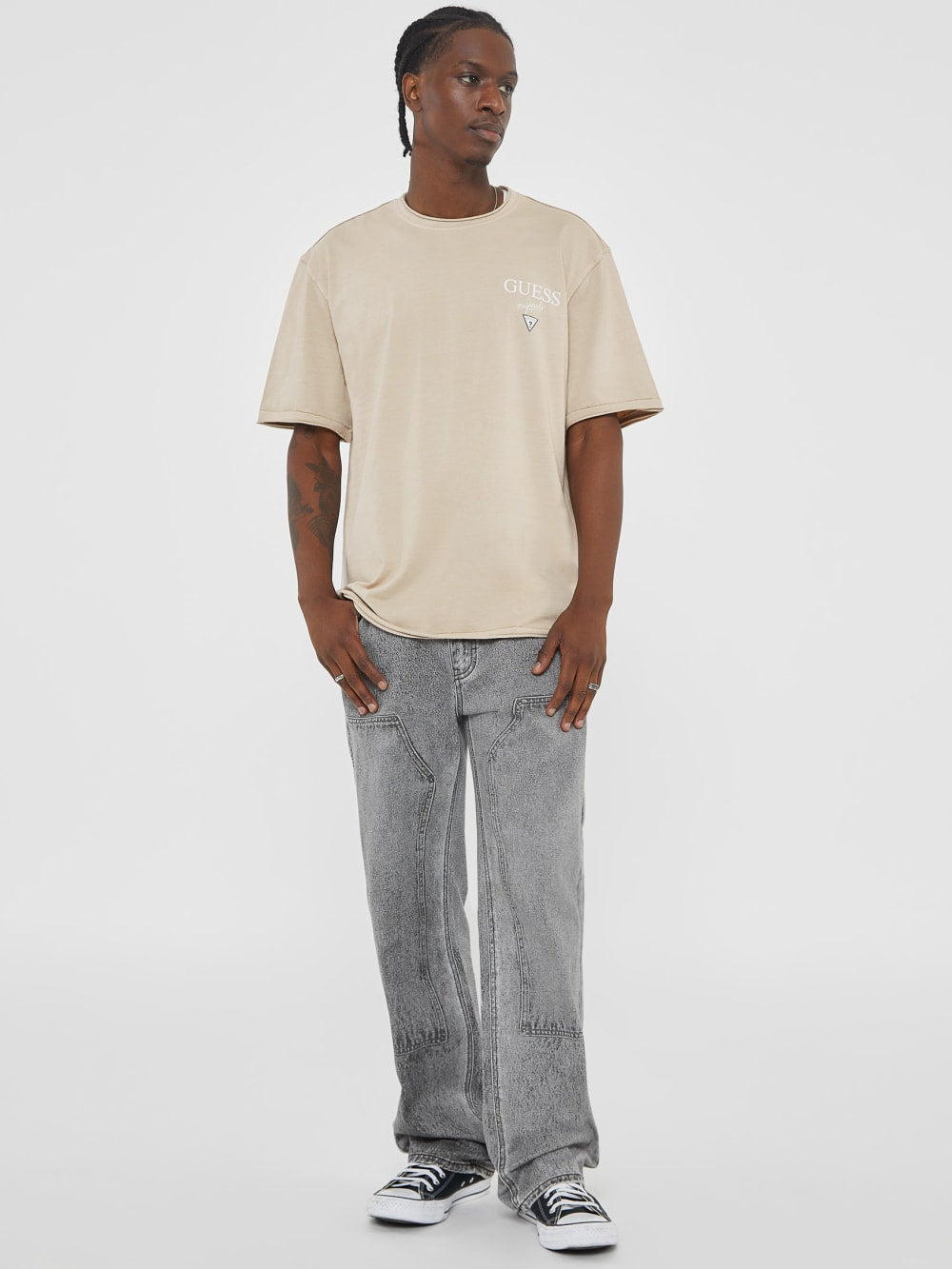 GUESS Originals Stacked Logo Tee