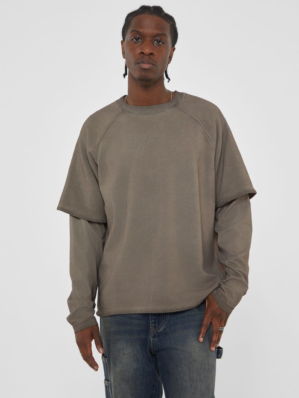 GUESS Originals Layered Crewneck
