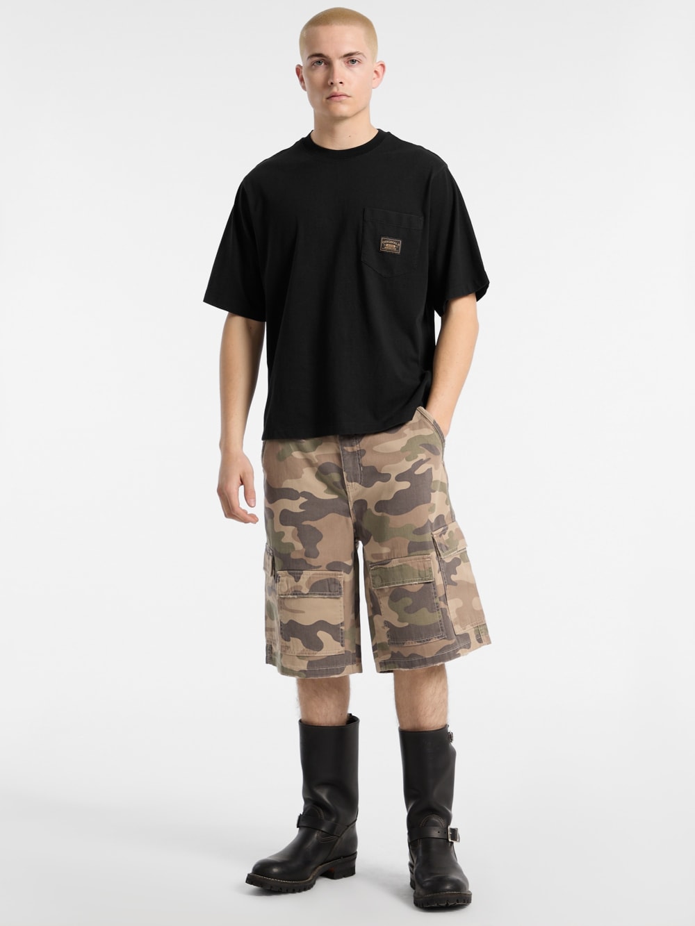 GUESS Originals Eco Boxy Pocket Tee