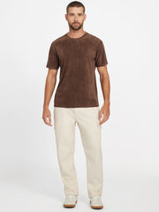 Garrett Faux-Suede Tee