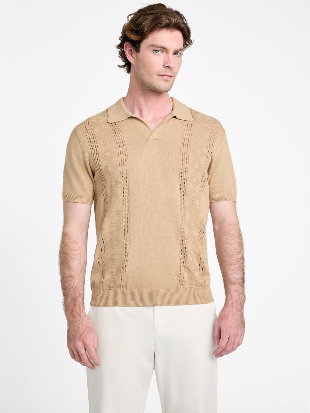 Rib Pointelle Bryant Polo