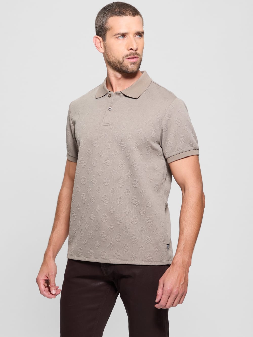 Peony Jacquard Polo