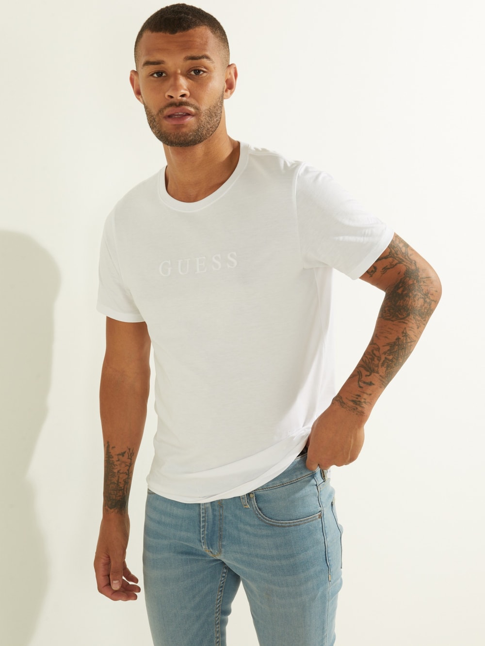 Embroidered Logo Tee