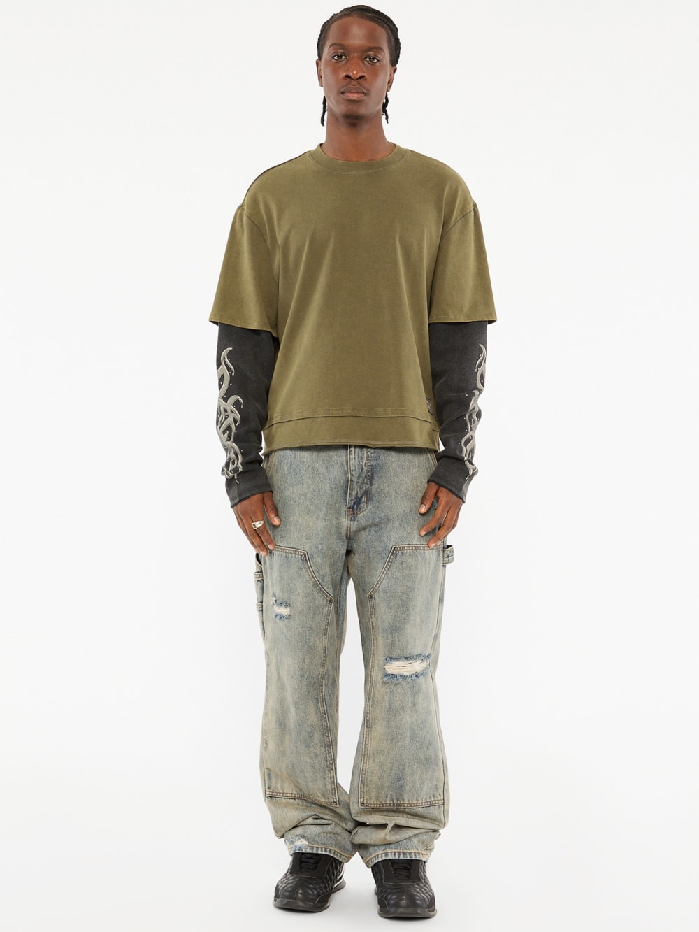 GUESS Originals Eco Double Layered Tee