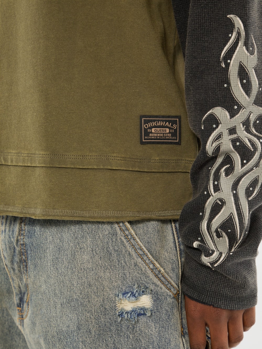 GUESS Originals Eco Double Layered Tee